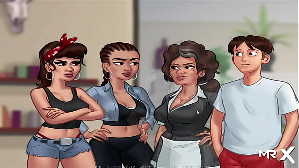 SummertimeSaga – Girls Watch Tv Quietly E4 #55